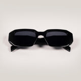 Irregular Rectangle Sunglasses - Black / RB2341 - RawBare