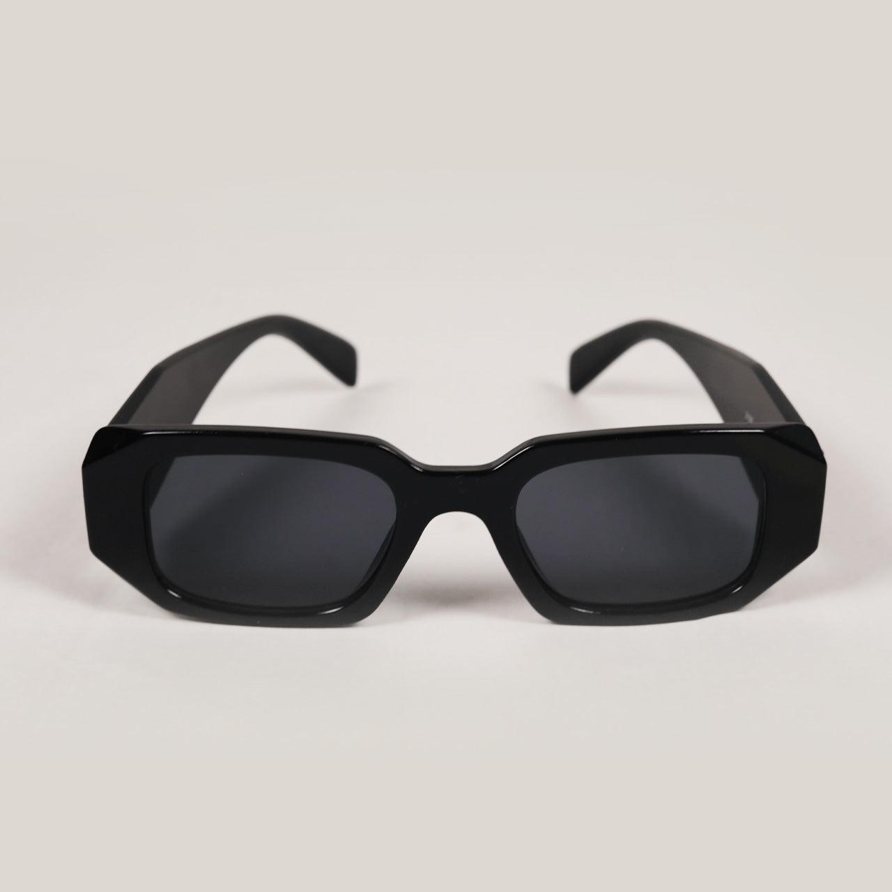 Irregular Rectangle Sunglasses - Black / RB2341 - RawBare