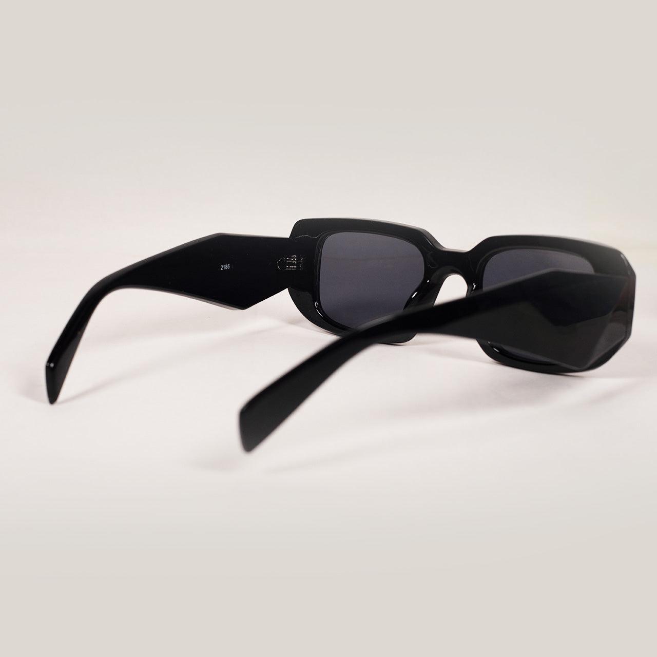 Irregular Rectangle Sunglasses - Black / RB2341 - RawBare