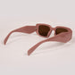 Irregular Rectangle Sunglasses - Pink / RB2343 - RawBare