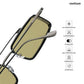 Landscape - Hillside Polarized Geometric Rectangle Sunglasses - RB2887