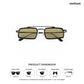 Landscape - Hillside Polarized Geometric Rectangle Sunglasses - RB2887