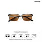 Lava - Basalt Square Sunglasses - RB2895