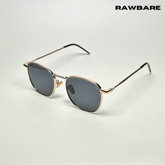 Metal Glint Sunglasses - Black Gold / RB2433 - RawBare