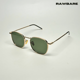 Metal Glint Sunglasses - Green Gold / RB2435 - RawBare