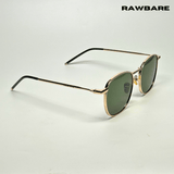 Metal Glint Sunglasses - Green Gold / RB2435 - RawBare