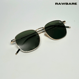 Metal Glint Sunglasses - Green Gold / RB2435 - RawBare