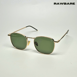 Metal Glint Sunglasses - Green Gold / RB2435 - RawBare