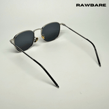 Metal Glint Sunglasses - Silver Black / RB2436 - RawBare