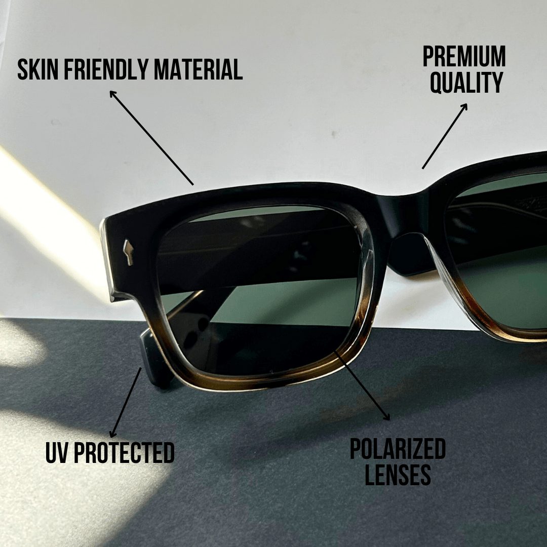 Midnight Mirage Square Polarized Sunglasses / RB2380 - RawBare
