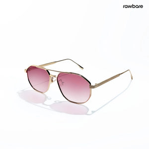 Mountain - Alpine Rose Geometric Aviator Sunglasses - RB2875