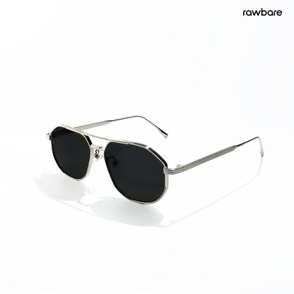 Mountain - Peak Geometric Aviator Sunglasses - RB2878