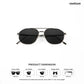 Mountain - Peak Geometric Aviator Sunglasses - RB2878