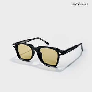 Nova Shades - Yellow Black Square Sunglasses - RB2535