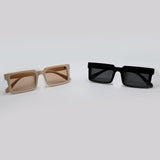 Oversized Rectangle Sunglasses - Black / RB2347 - RawBare