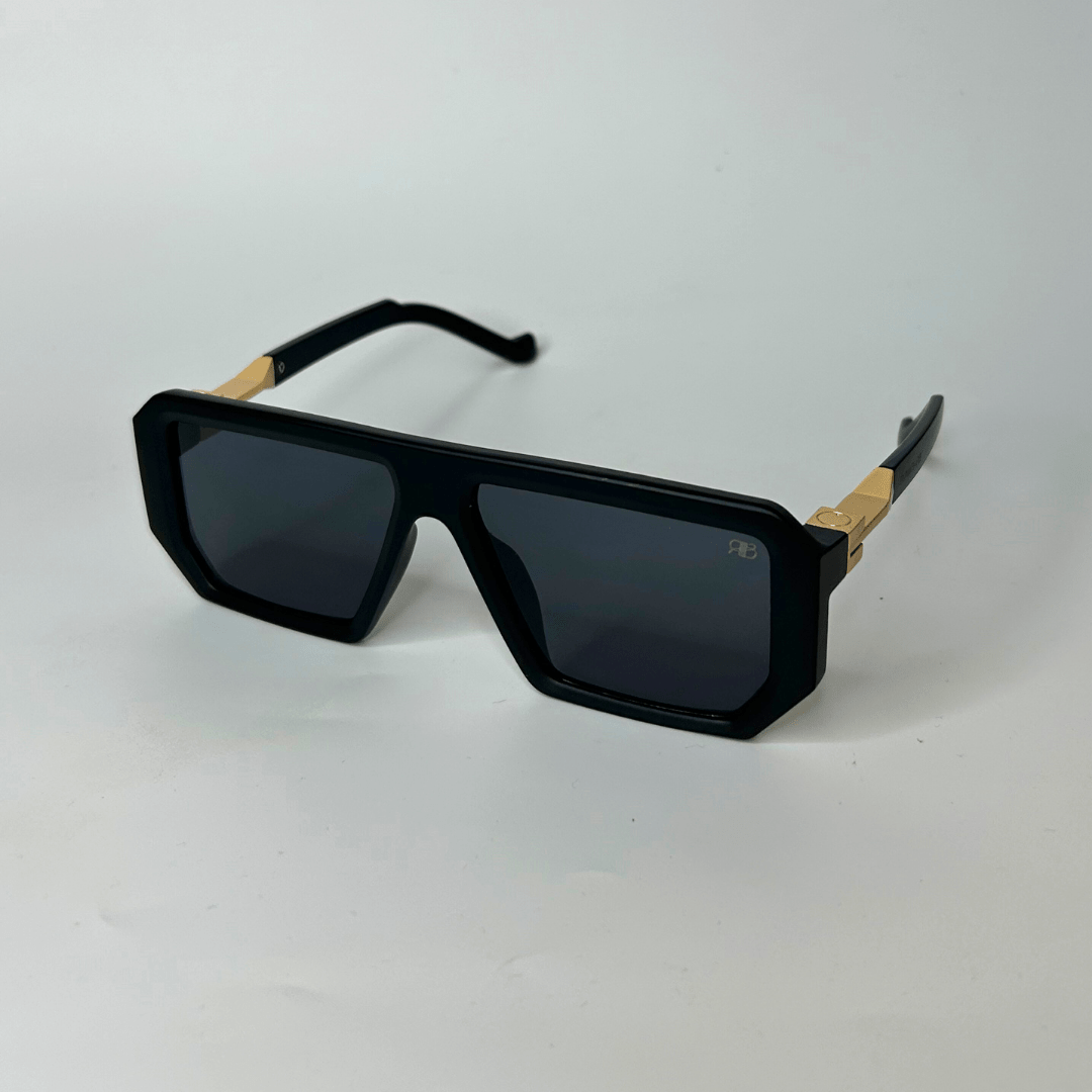 Oversized Retro Sunglasses - All Black / RB2311 - RawBare