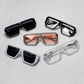 Oversized Retro Sunglasses - All Black / RB2311 - RawBare