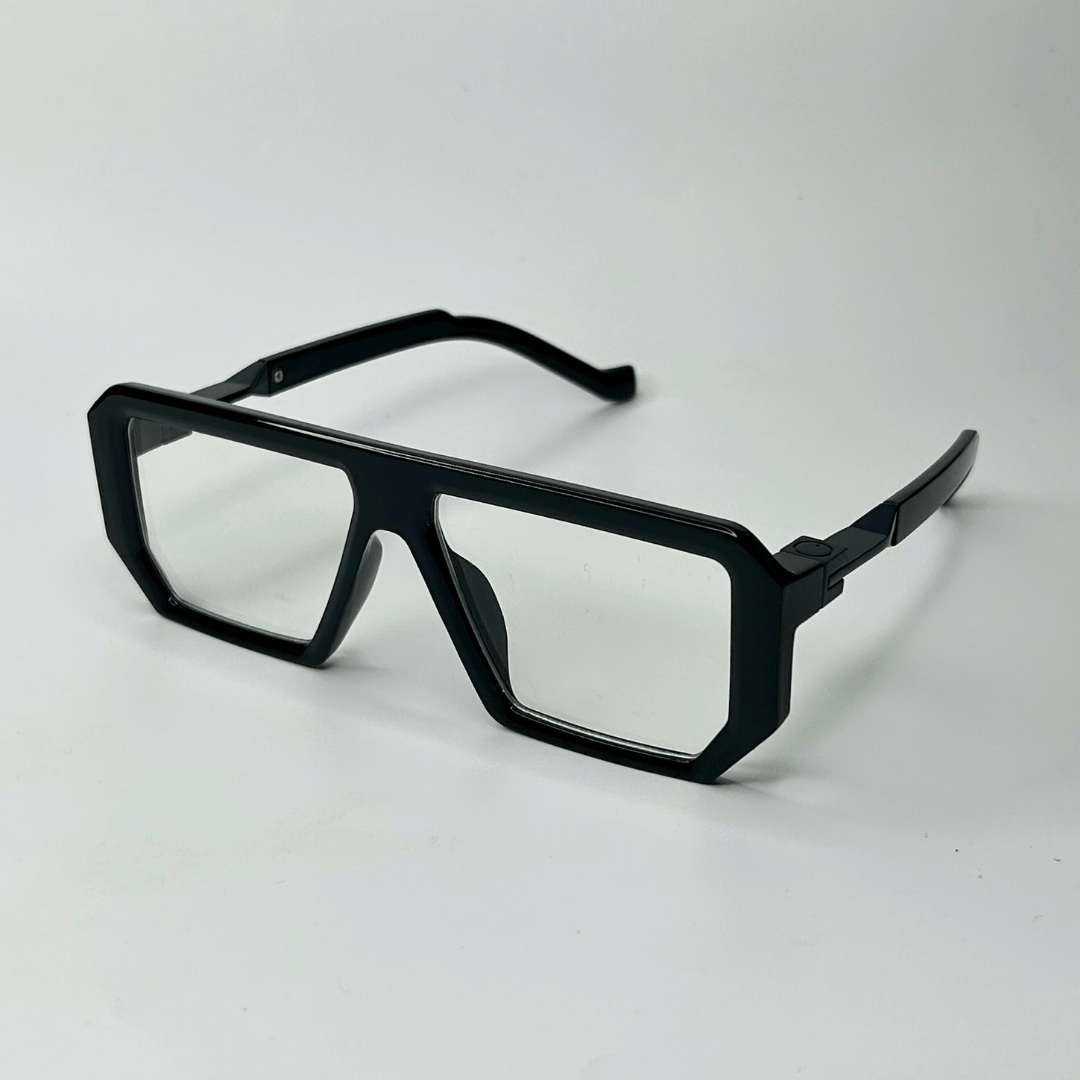 Oversized Retro Sunglasses - Black / RB2312 - RawBare