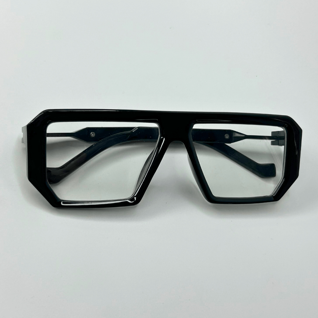 Oversized Retro Sunglasses - Black / RB2312 - RawBare