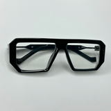 Oversized Retro Sunglasses - Black / RB2312 - RawBare