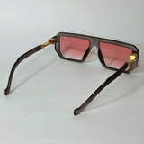 Oversized Retro Sunglasses - Brown / RB2313 - RawBare