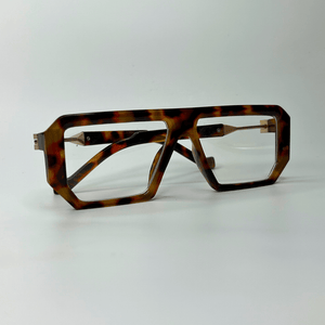 Oversized Retro Sunglasses - Cheetah / RB2314 - RawBare