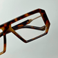 Oversized Retro Sunglasses - Cheetah / RB2314 - RawBare