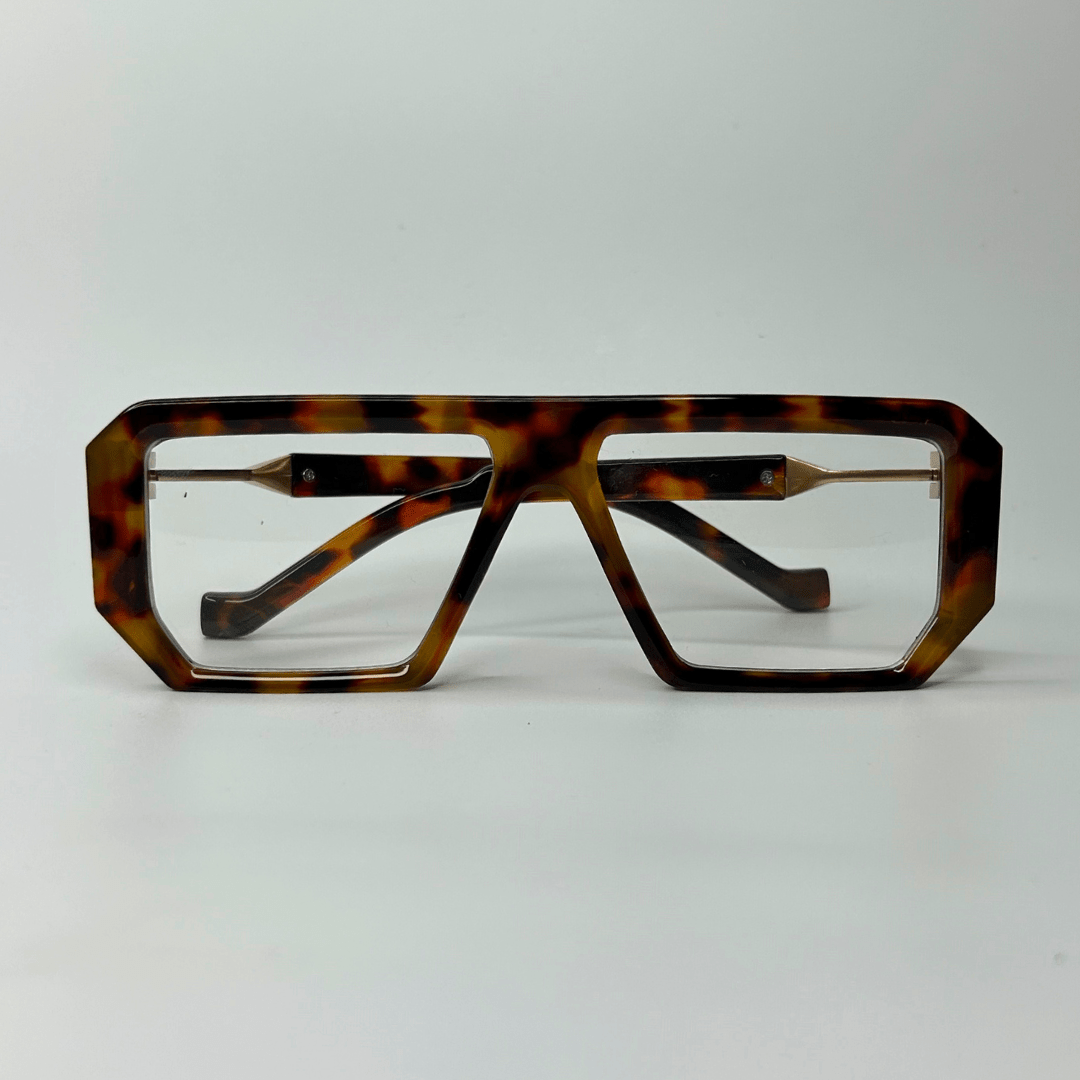 Oversized Retro Sunglasses - Cheetah / RB2314 - RawBare
