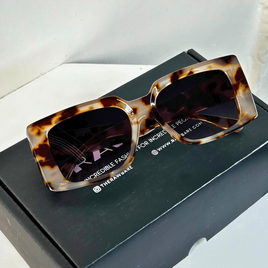 Oversized Square Sunglasses - Cheetah / RB2349 - RawBare