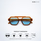Pentavision - Sandy Wayfarer Sunglasses - RB2468
