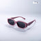 Candy Dash - Pink Swirl Kids Polarized Irregular Rectangle Sunglasses - RBK2522