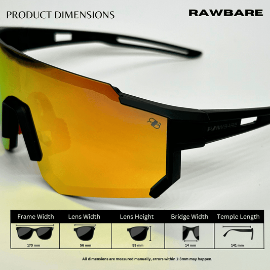 Polarized Turbo Tint Shades - Orange Black / RB2425 - RawBare