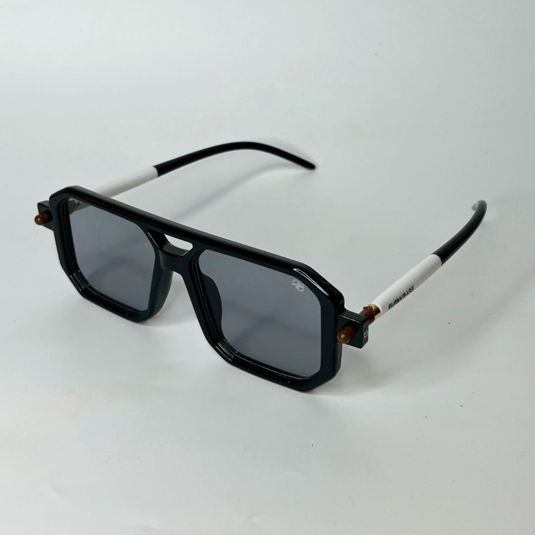 Poly Square Sunglasses - Black Grey / RB2304 - RawBare