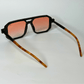 Poly Square Sunglasses - Black Orange / RB2305 - RawBare
