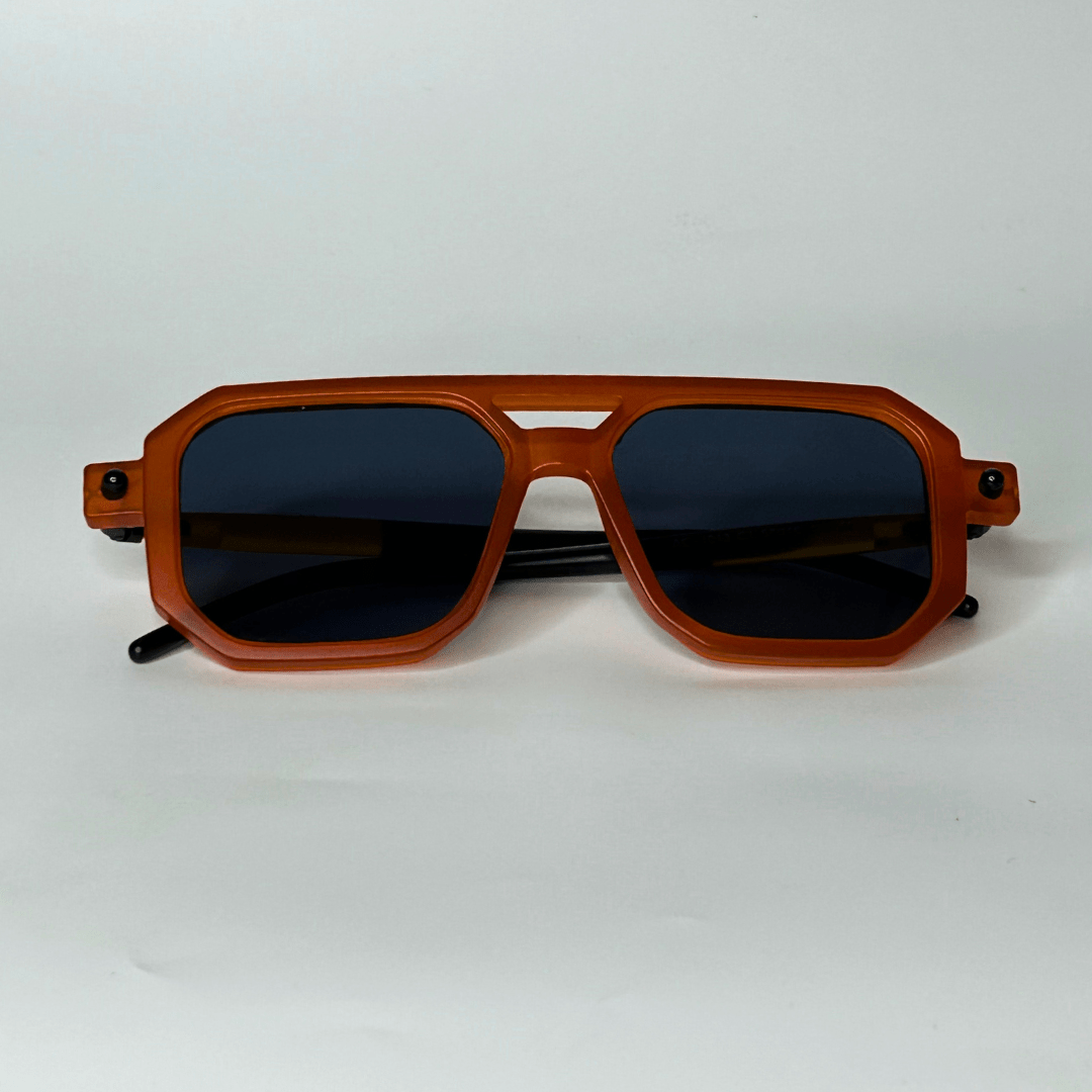 Poly Square Sunglasses - Orange / RB2309 - RawBare