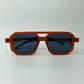 Poly Square Sunglasses - Orange / RB2309 - RawBare