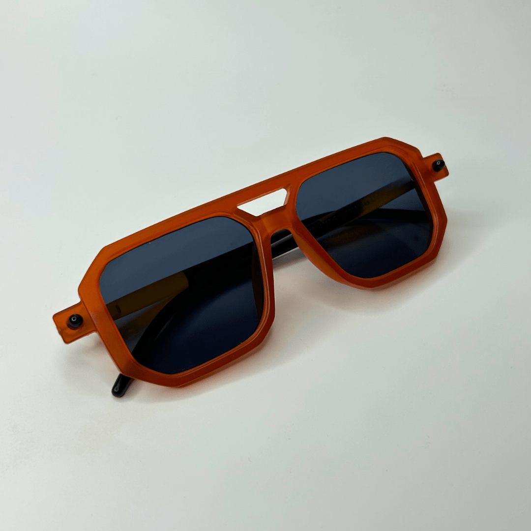 Poly Square Sunglasses - Orange / RB2309 - RawBare