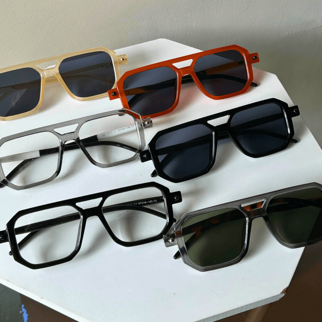 Poly Square Sunglasses - Orange / RB2309 - RawBare