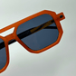 Poly Square Sunglasses - Orange / RB2309 - RawBare