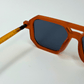 Poly Square Sunglasses - Orange / RB2309 - RawBare