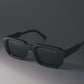 Vintage Cube - All Black Rectangle Sunglasses - RB2401
