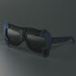 Shade Hacker - Dark Wave Kids Polarized Angular Shield Sunglasses - RBK2532