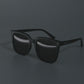 Midnight Gleam - Matte Black Kids Polarized Square Sunglasses - RBK2545