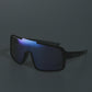 Speed Beam - Blue Streak Kids Polarized Wrap Around Sunglasses - RBK2536