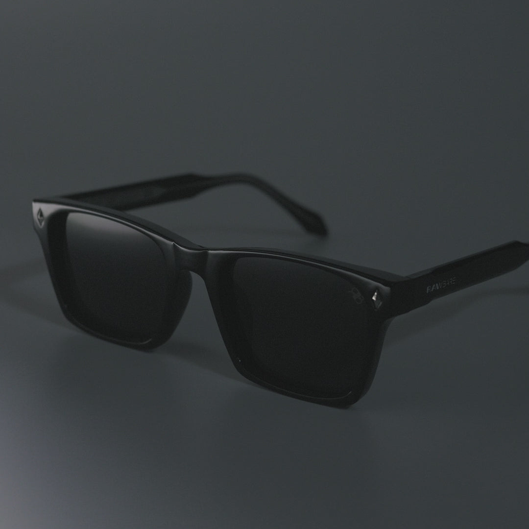 Maverick - All Black Wayfarer Sunglasses - RB2529 - Rawbare — Rawbare
