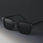 Quadra - All Black Square Sunglasses - RB2411