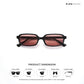 Shimla Whisper - Rose Black Rectangle Sunglasses - RB2775