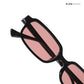 Shimla Whisper - Rose Black Rectangle Sunglasses - RB2775