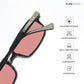 Shimla Whisper - Rose Black Rectangle Sunglasses - RB2775
