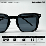 Quadra Sunglasses - Black / RB2411 - RawBare